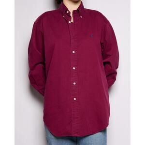 90’s Ralph Lauren Red Logo Oxford Button Down